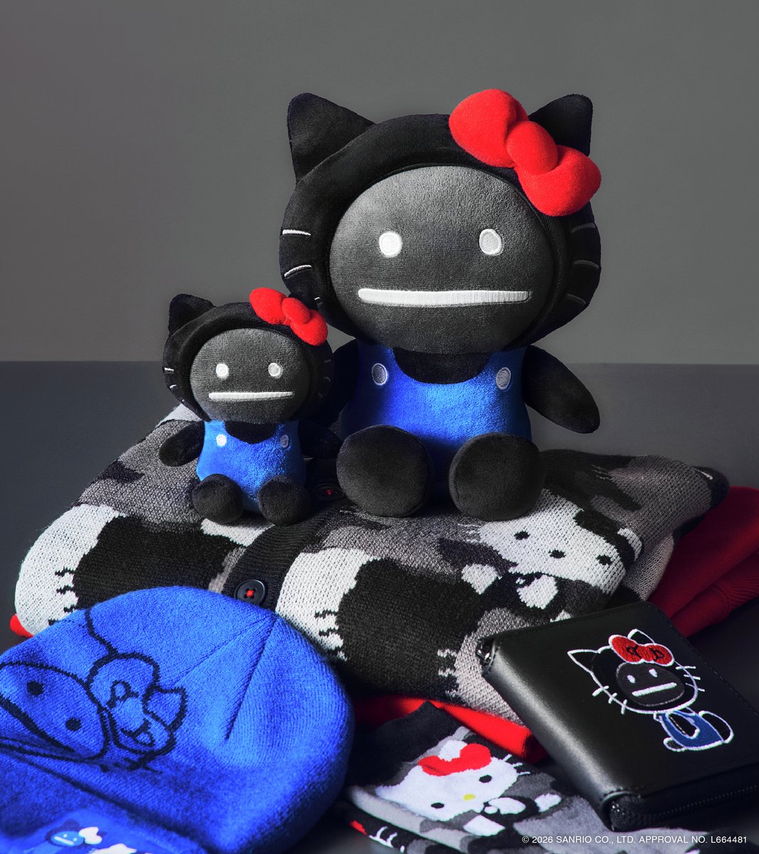 ダークなハローキティ × グラニフ コラボが2026年 1/13 発売 (graniph
