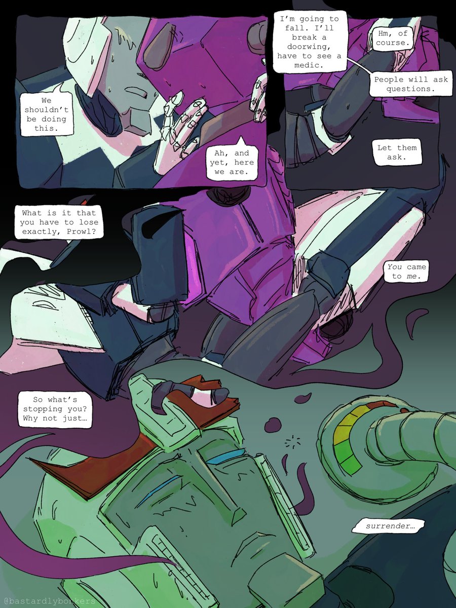 bastardlybonker's tweet photo. pt 23, prowl interlude the second part three 1/ https://t.co/DENHNrjQCH