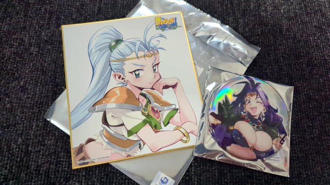 色紙はルークに嫉妬されそうでバッチはお姉ちゃんの方が来たからスレイヤーズTRYしないといけないわね⋯ 