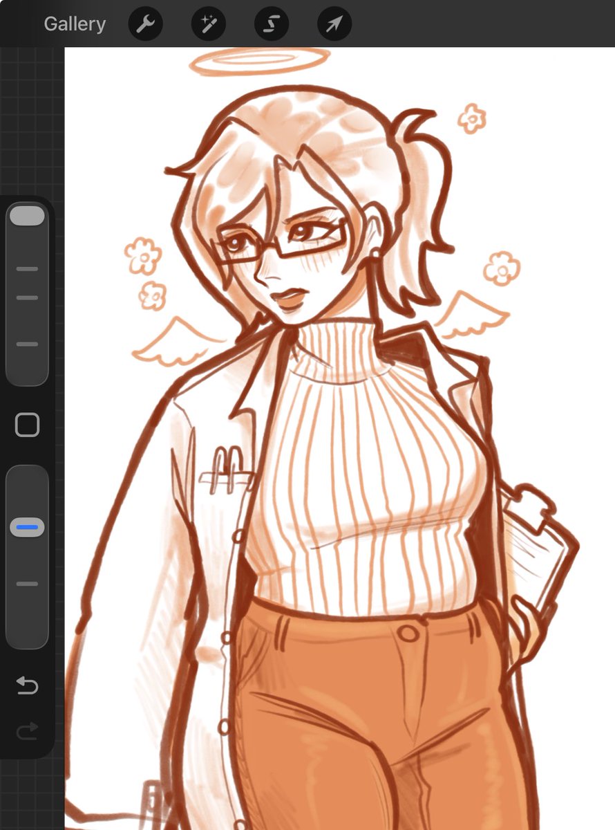 Bubblesssszzs's tweet image. Doctor Ziegler! #Mercy #Overwatch2