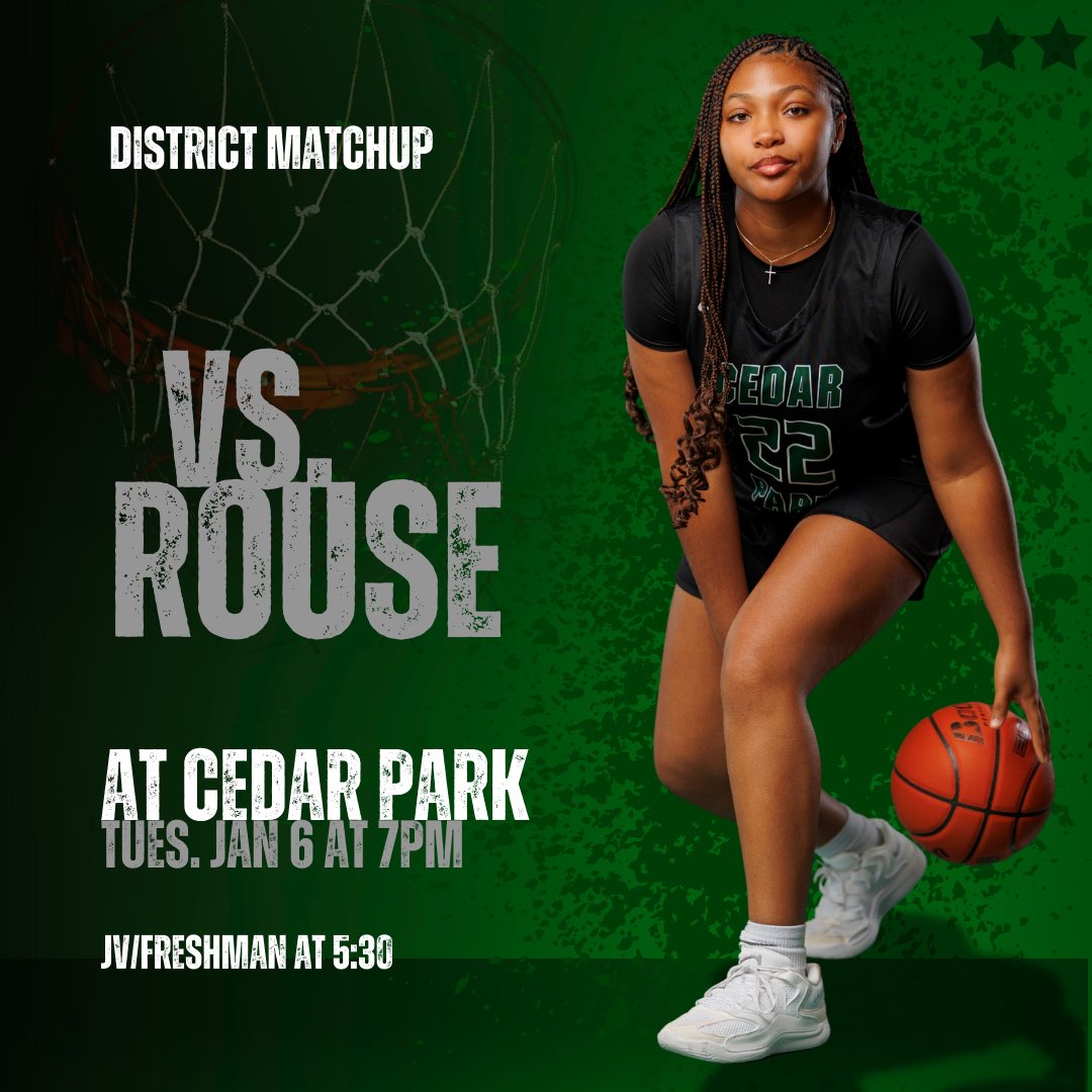 Back with district play at home after the break!!
SEE YOU TONIGHT!!! 😤💚