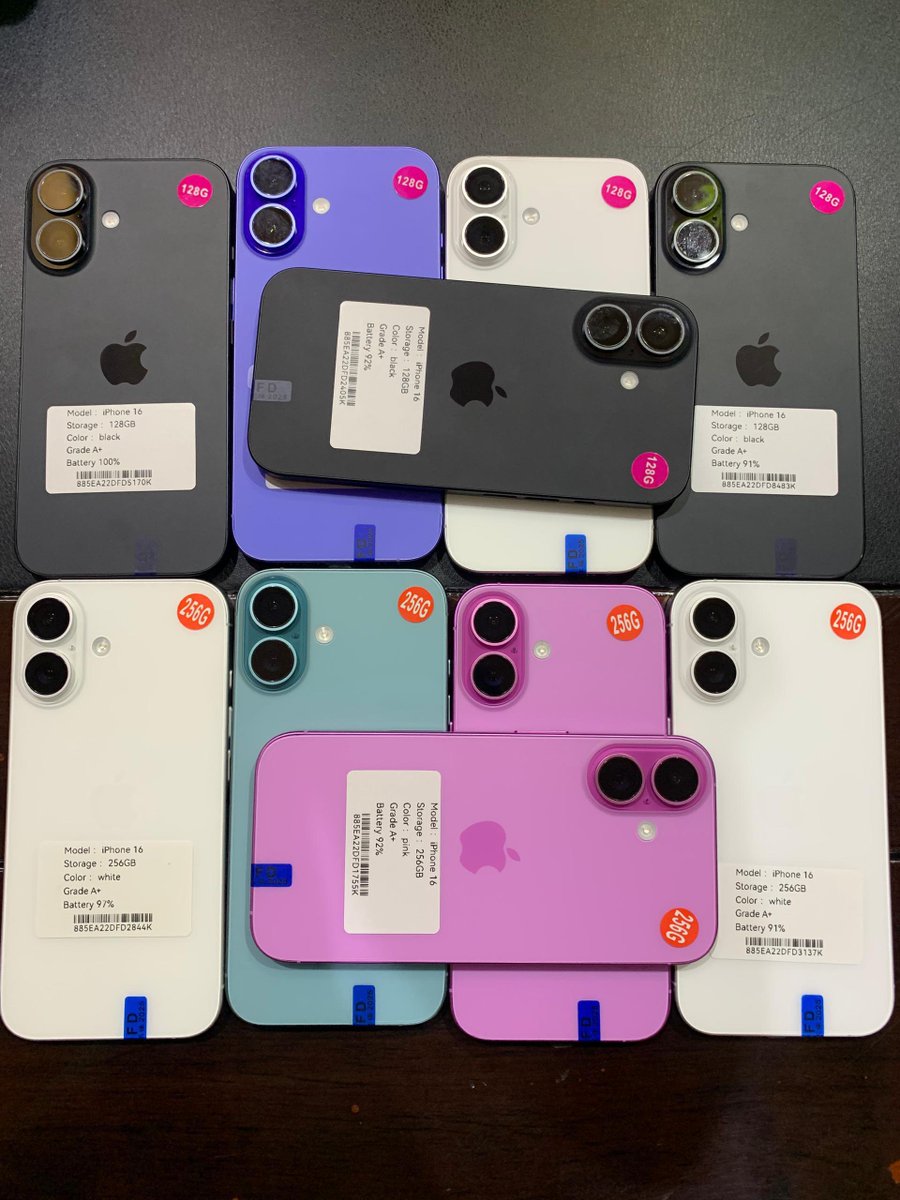 yankeeplug_'s tweet photo. Physical eSIM 
• iPhone 16 512gb - 1,250,000

Physical &amp; eSIM 
• iPhone 16 128gb - 995,000 pink 
• iPhone 16 128gb - 975,000
• iPhone 16 256gb - 1,080,000

iPad 11th 128gb Wi-Fi 
• blue 565,000
• Pink 580,000

Pick up and delivery available https://t.co/WcIDWTUdax