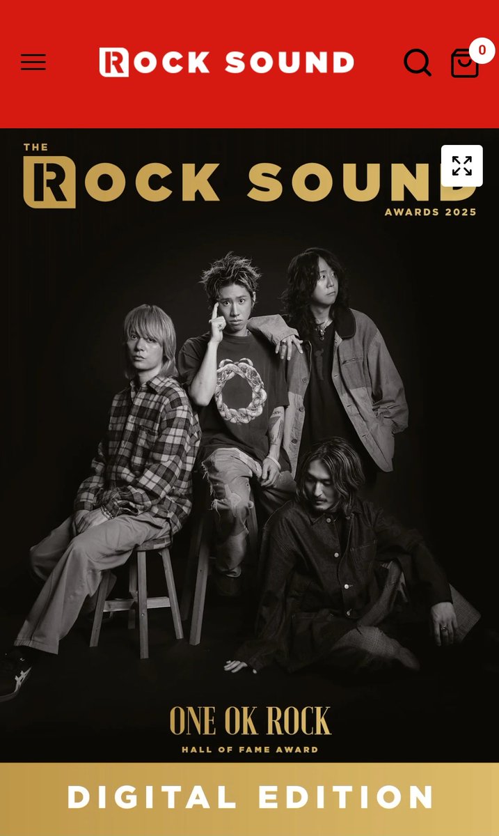 ミュージシャン ROCK SOUND AWARDS 2025 ONE OK ROCK ROCK ONE OK