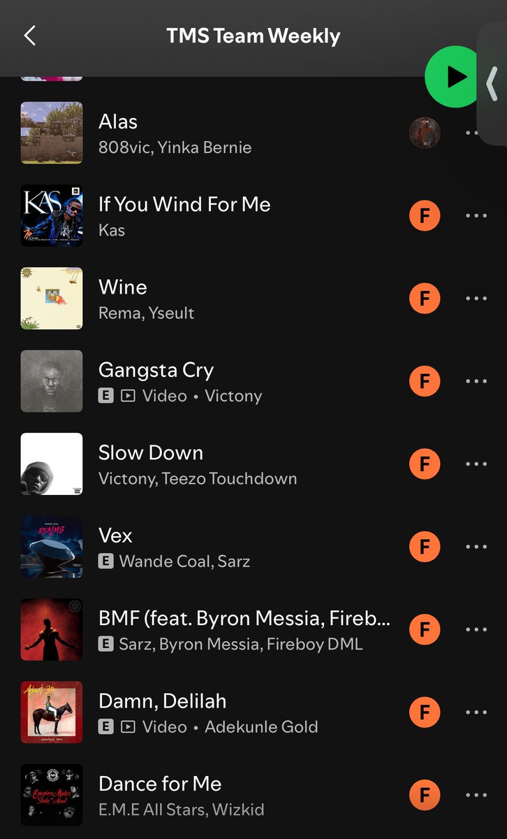 The Team Weekly playlist is BACK like never before. 

🔗: open.spotify.com/playlist/2OI0K…