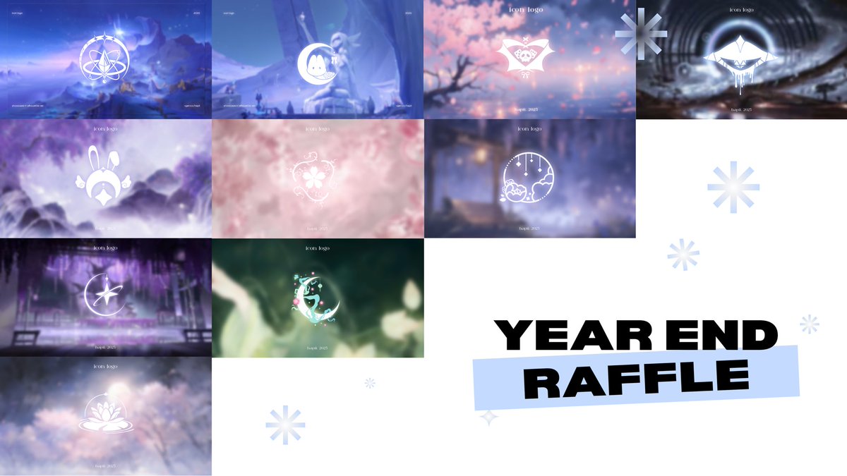 𝐘𝐄𝐀𝐑 𝐄𝐍𝐃 𝐑𝐀𝐅𝐅𝐋𝐄 𝜗ৎ 

as a thank you for all the support i've received last year,  >\\\<  

2 winners of a 𝐒𝐊𝐄𝐁 𝐈𝐂𝐎𝐍 𝐋𝐎𝐆𝐎 ✦ 

rules 𓄧 
⋮ follow me (OPTIONAL) 
⋮ ❤︎ + ⟳ this &amp; my pin post (important!)
⋮ comment on this post

until january 13th only