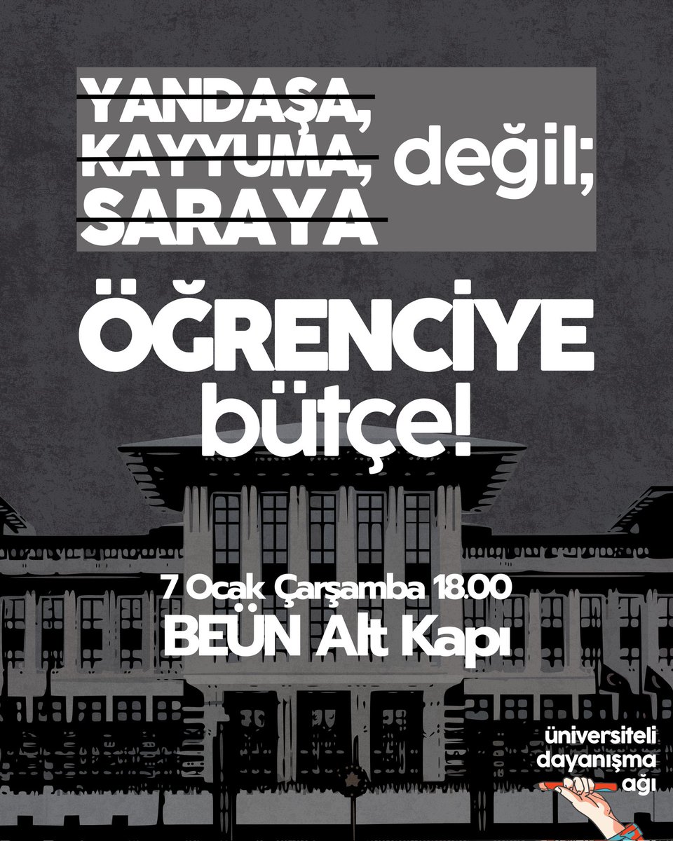 zonguldakuda's tweet photo. 📍 Zonguldak 

🚩 Yandaşa, Kayyuma, Saraya değil öğrenciye bütçe! https://t.co/nxxO0Yq5W8