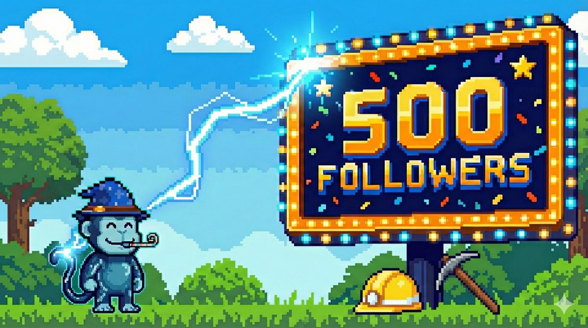 Made it to 500 followers 🥳

Grateful to have met so many people and awesome communities in my journey so far and can't wait to see what the rest of the year brings!