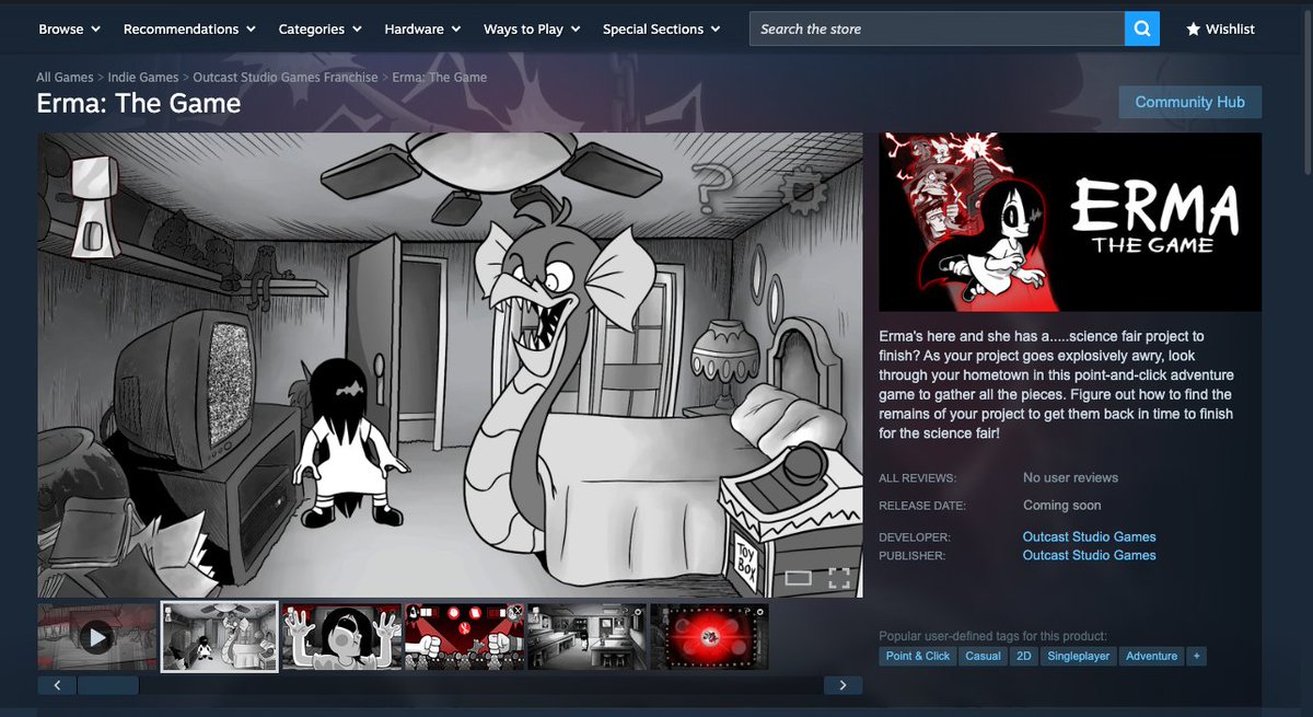 THE STEAM PAGE IS NOW LIVE!
You can Wishlist the game now!