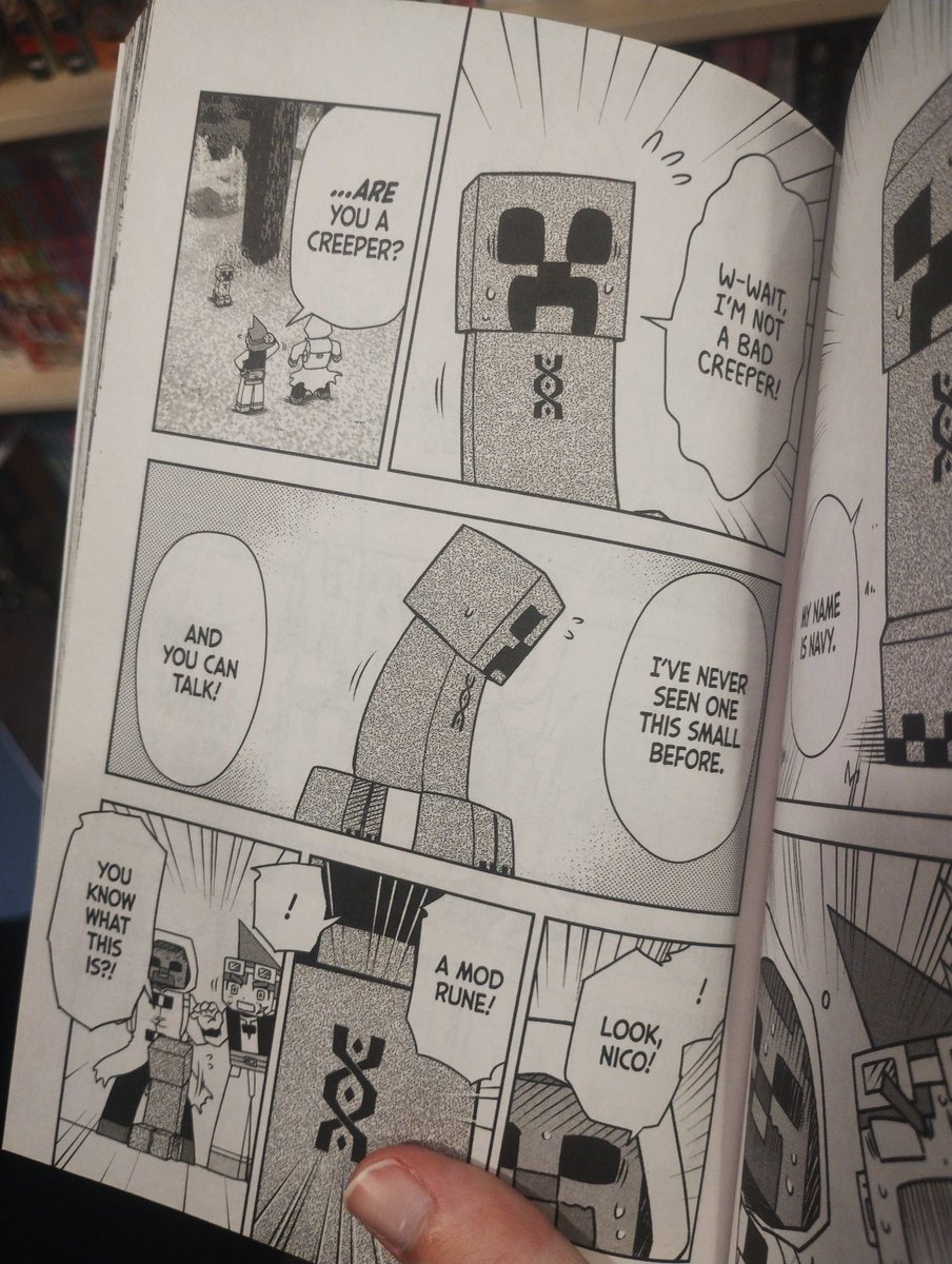 Today is the day I learnt there's a Minecraft Manga with 11 volumes, I feel maternal towards Navy