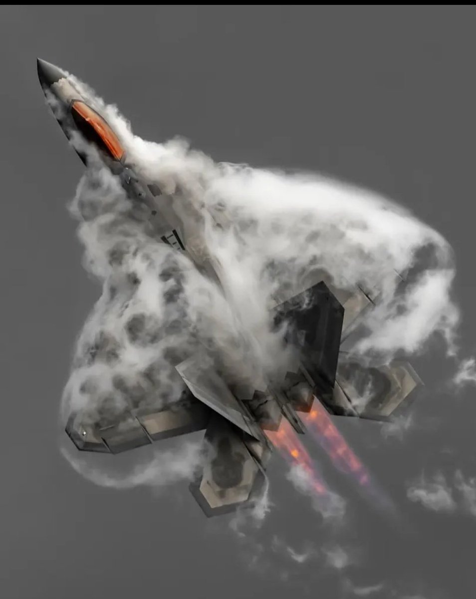 BLackgold_5's tweet image. Describe one word for this 
F-22  Vapor . 
Credit @