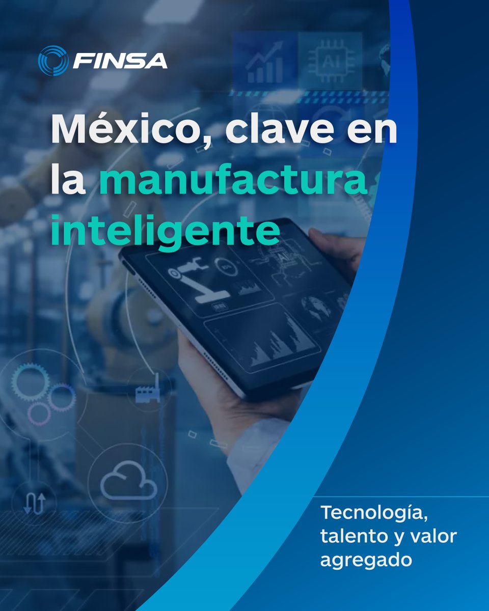 La manufactura inteligente está redefiniendo la industria en México. Talento, ubicación estratégica y ecosistemas en evolución posicionan al país para liderar en Norteamérica. Lee aquí el análisis completo de Sergio Argüelles, CEO de FINSA.
🔗 hubs.la/Q03ZzPpX0