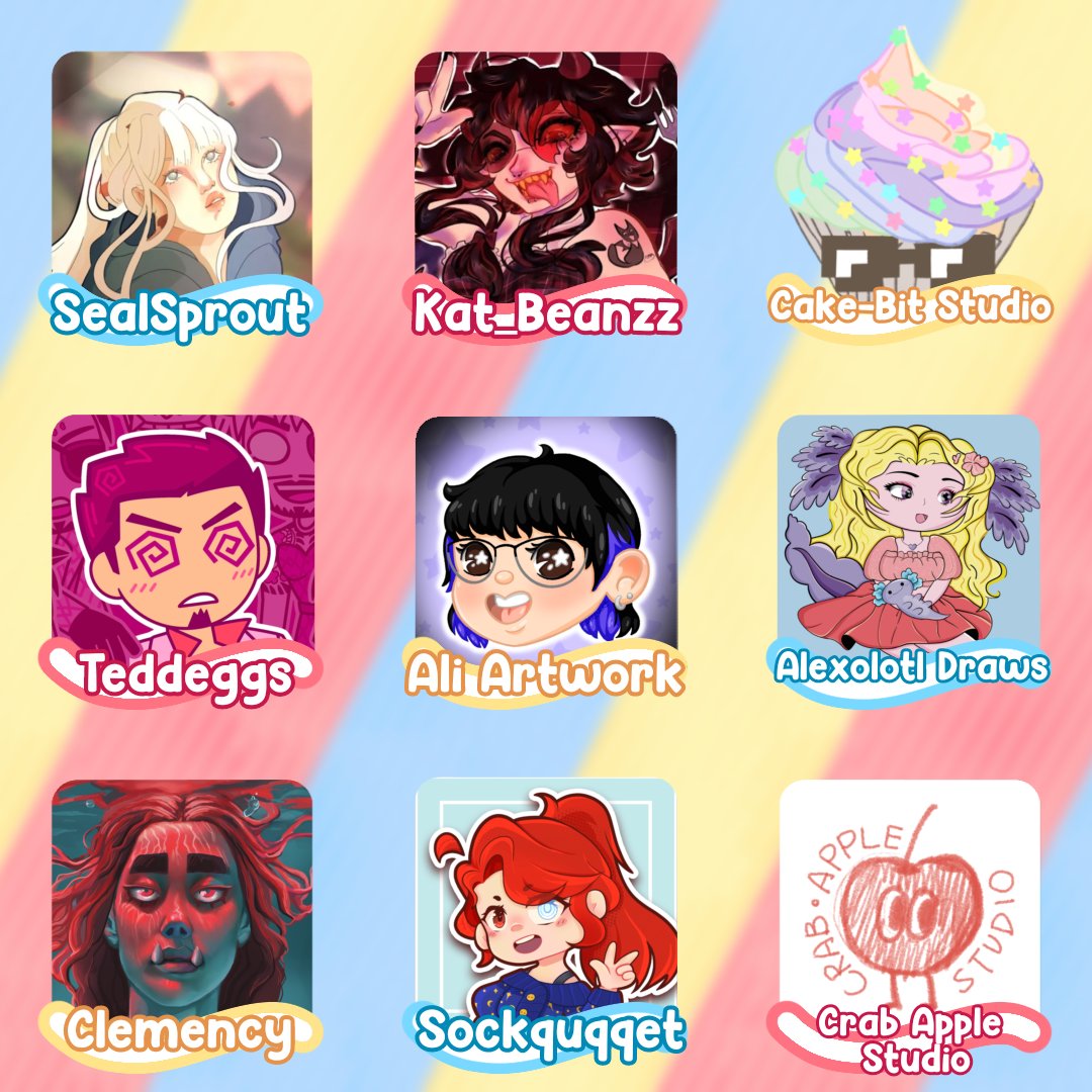 Our biggest number of Artists yet, this year we have 72 EPIC people in our Artist Alley! 🎉

🎨 Make sure to give all of these incredible artists the support they all deserve and make sure to stop by their tables! 

Part 1/2