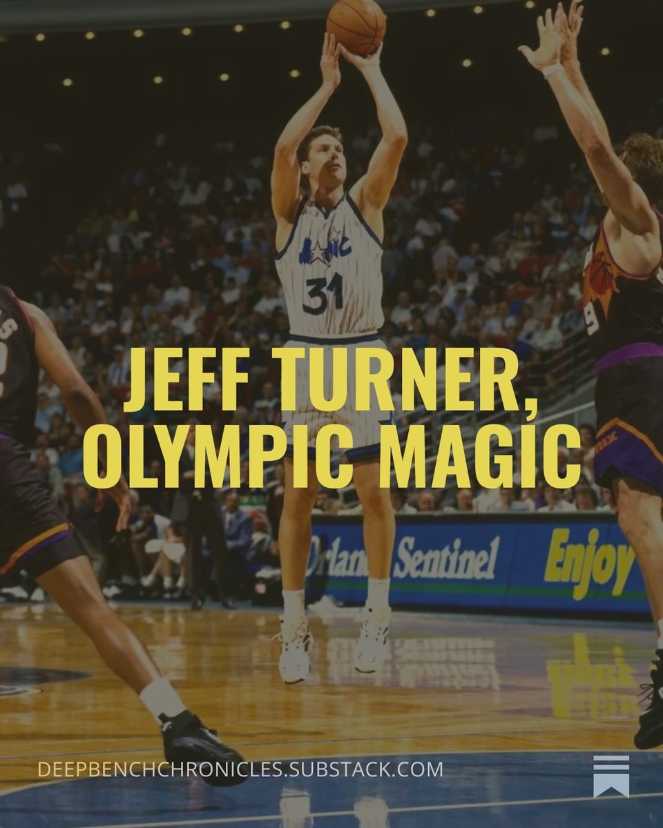 DeepBenchNBA's tweet image. Jeff Turner won Olympic gold before carving out a long NBA career built on fundamentals, role acceptance, and durability.

New piece on a player who understood his place, and made it last.

Jeff Turner, Olympic Magic

Link below.