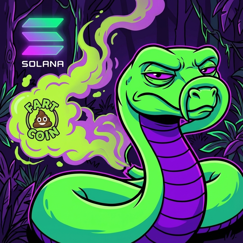 HissSnakeSOL's tweet image. some things are just too toxic even for us. sss. stay away from the stench of fart coin. the pit only breathes green. 🐍🤢💨 #HISS #Solana #MemeCoin