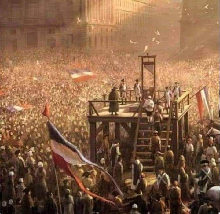 Nada mejor que la llegada de los Reyes en aquellos dias de la Revolución Francesa...