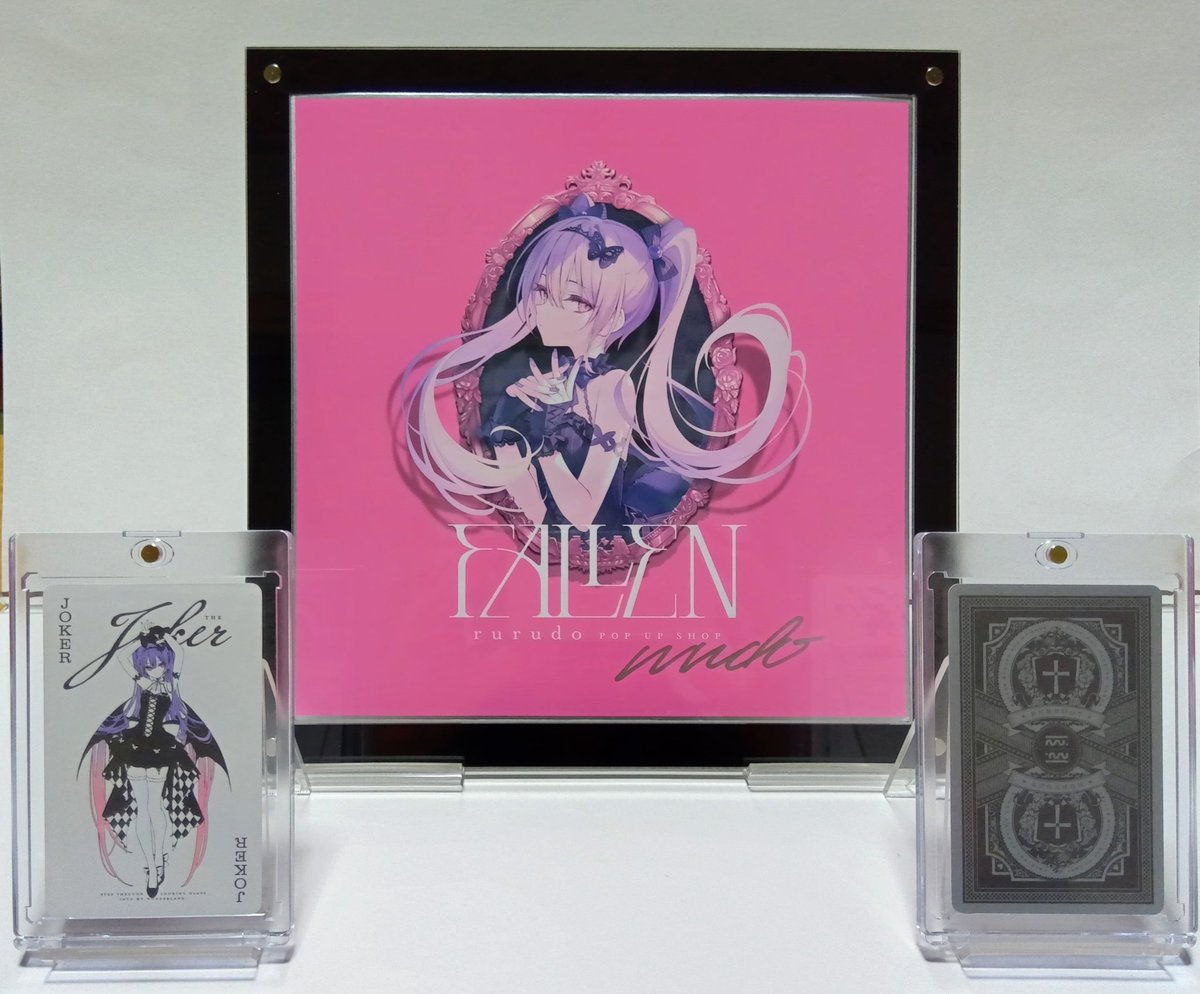 直筆サイン入り】 rurudo ディスプレイボード付きサイン色紙 2026年