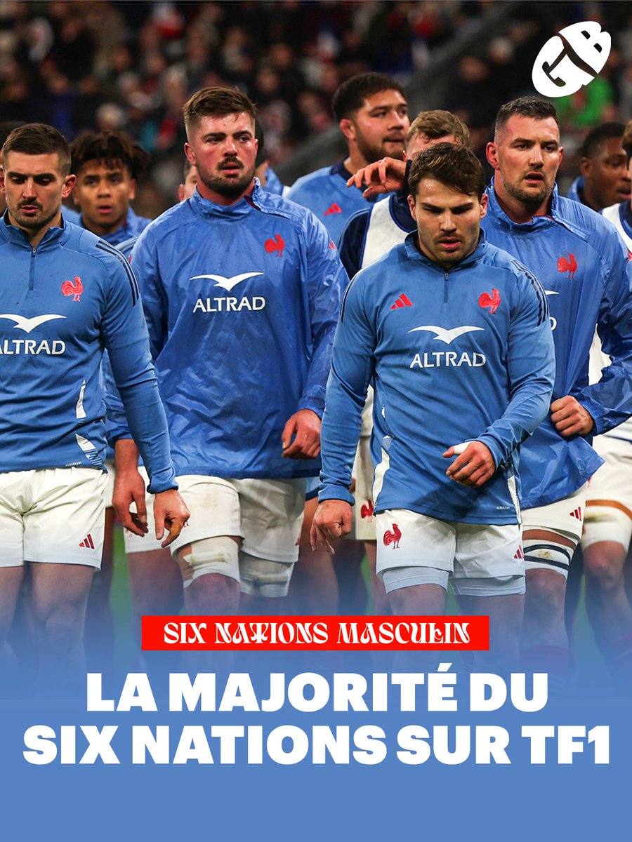 GauthierBaudin's tweet image. C'est officiel, la majorité du Six Nations masculin 2026 sera diffusé par TF1. La chaîne a acheté les droits de 9 matchs sur 15 possibles, dont Galles-France et Écosse-France, auprès de France TV pour une somme non communiquée.

Une vente réalisée "à titre exceptionnel", précise…