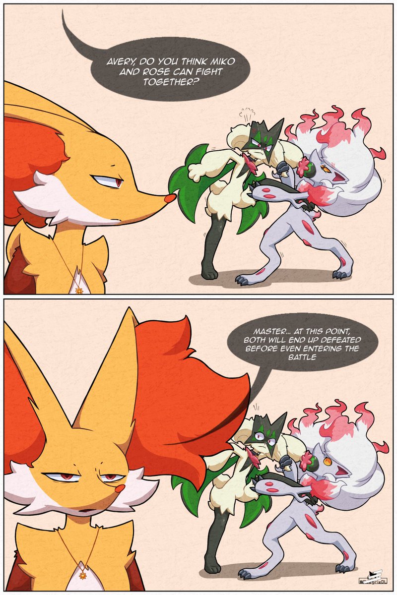 RazgrizDL's tweet image. Yeah… they get along very well