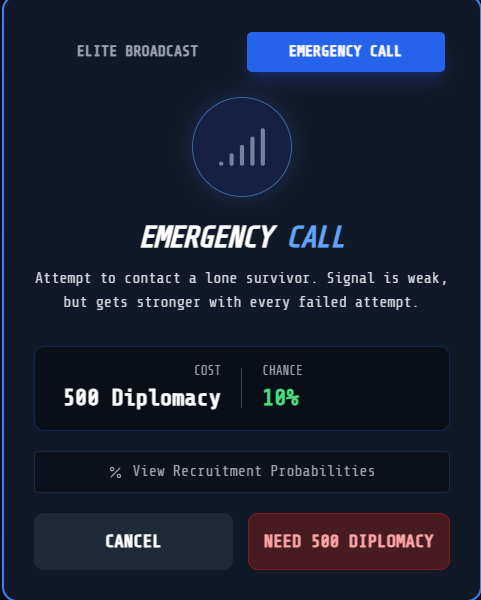 d4ywalked's tweet image. Need more survivors? You have 2 choices to recruit them.
Stay tuned 👀
Built with @Verse_Eight — 100% no-code. Powered by the @crosswave_xyz Game Jam Event 🚀
#CROSSForge #Verse8 #crosswave