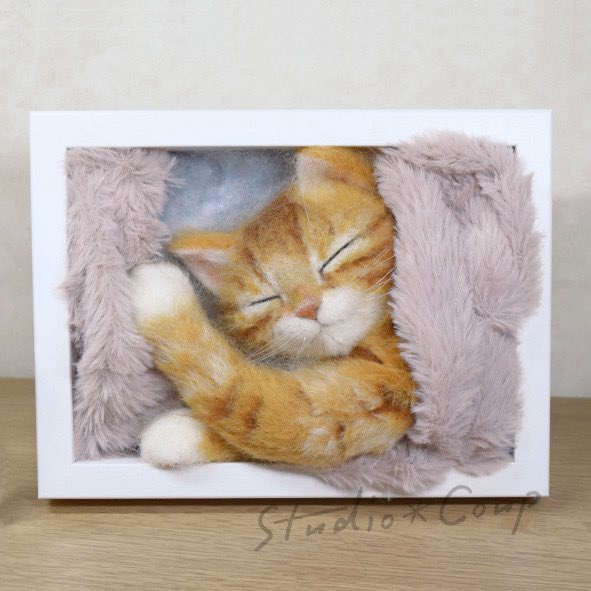 studio_coup's tweet photo. ねむねむ子猫さんを
作ってみました🐱

【眠る茶トラの子猫】https://t.co/T7TGNfUnJC https://t.co/tav254u2k3