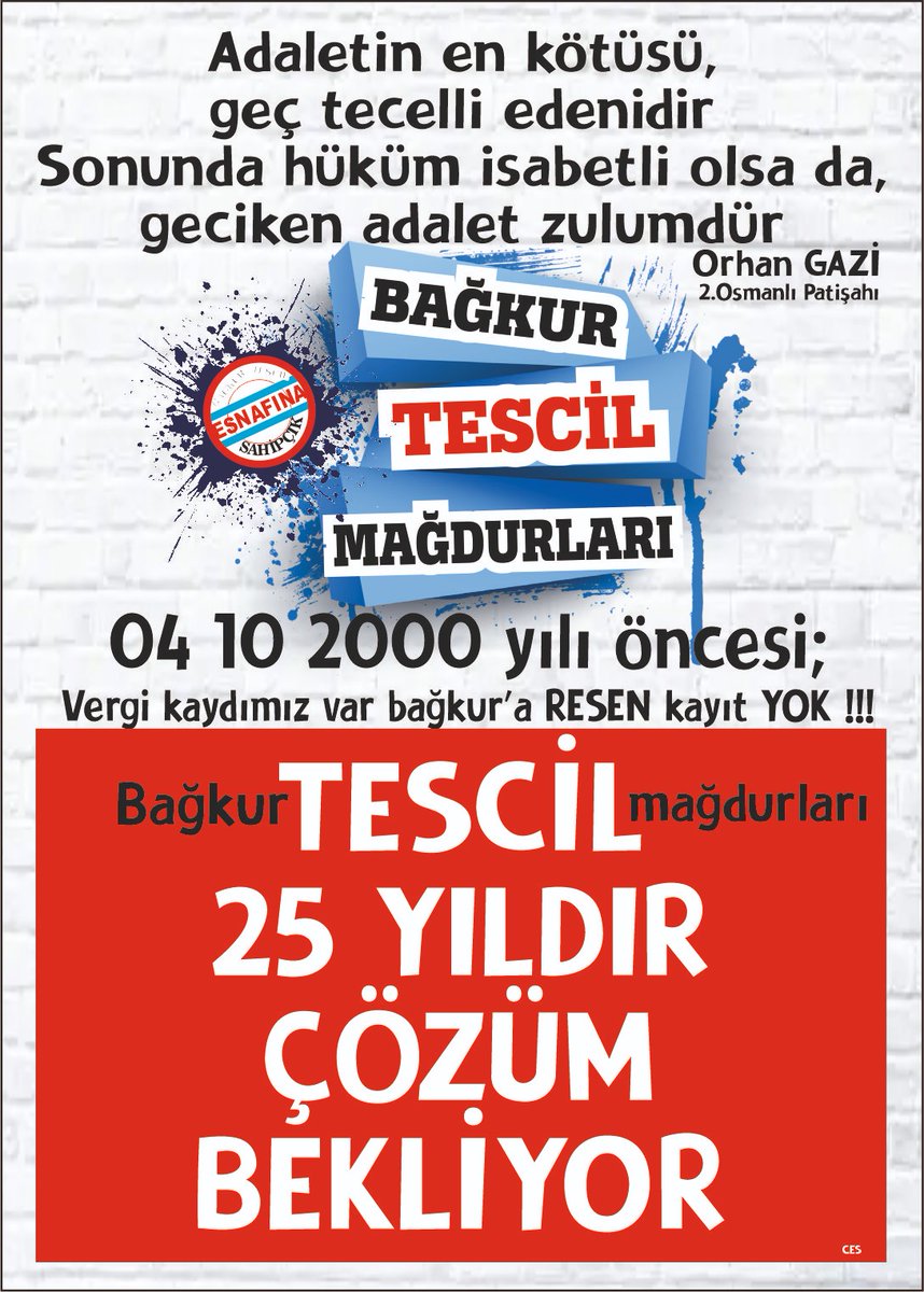<a href="/hasanozturkmen/">Hasan Öztürkmen</a> <a href="/AsuKaya80TBMM/">Dr.Asu Kaya</a> Çok sagolun sn. <a href="/hasanozturkmen/">Hasan Öztürkmen</a> vekilim #BağkurTescilMağdurları