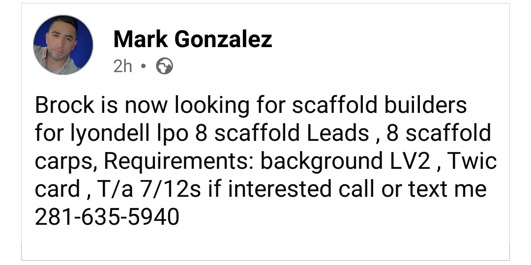 Real oilfield jobs tweet media