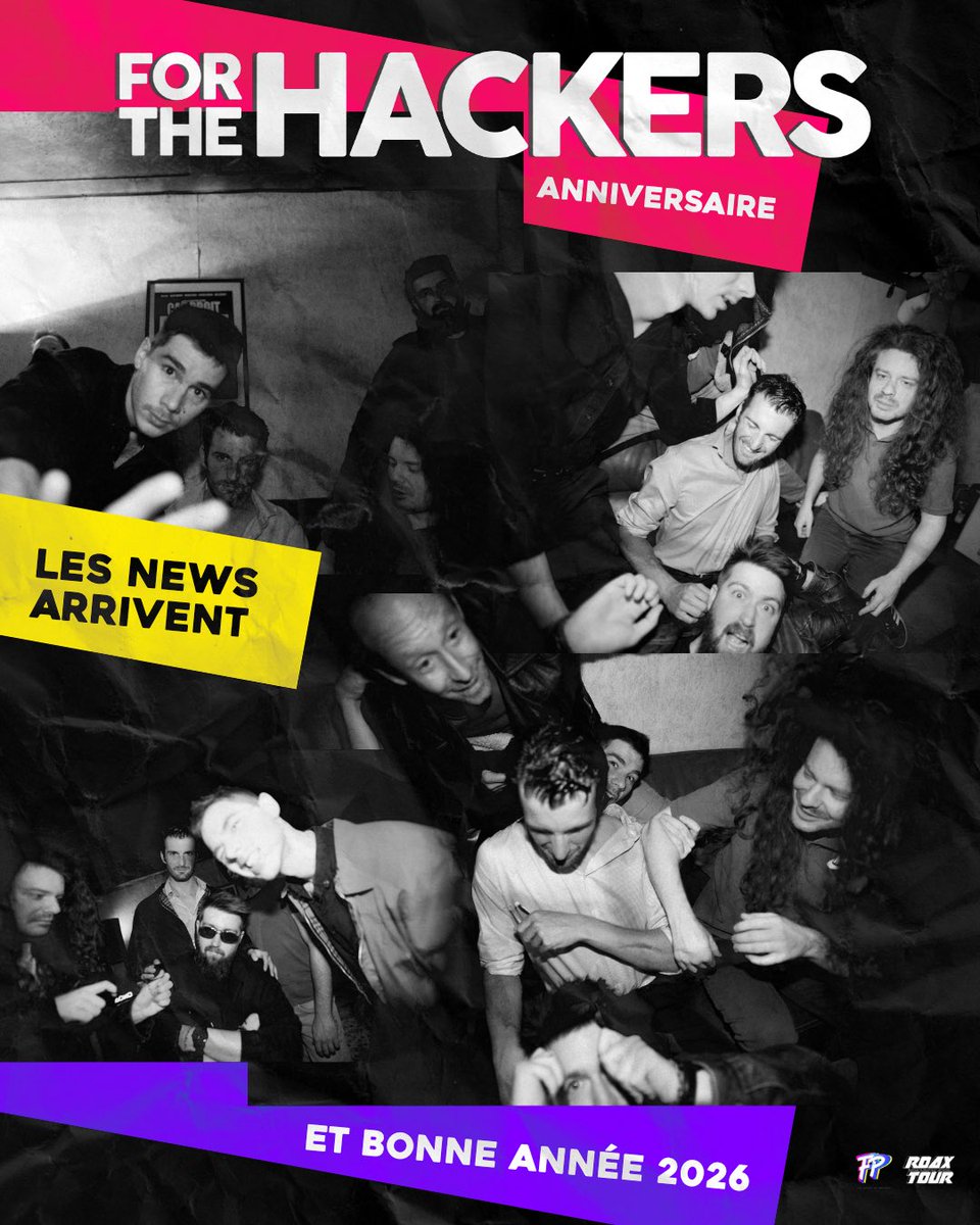 🎉Aujourd’hui c’est l’anniversaire des Hackers 🥰🚀 On vous prépare des belles choses et on vous souhaite une merveilleuse année 2026 ❤️D’ailleurs quel âge avons-nous 😏🎸?