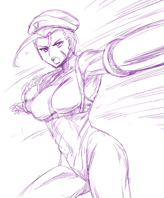 キャミィのイラストを上げ直し。
どうかな～。 