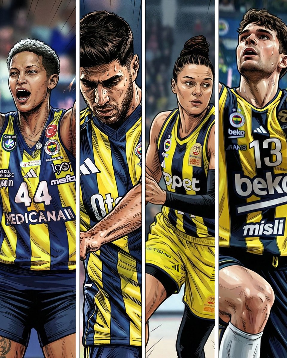 Bu akşam oynanacak karşılaşmalarda Fenerbahçemize başarılar!💛💙

#FenerinMaçıVar