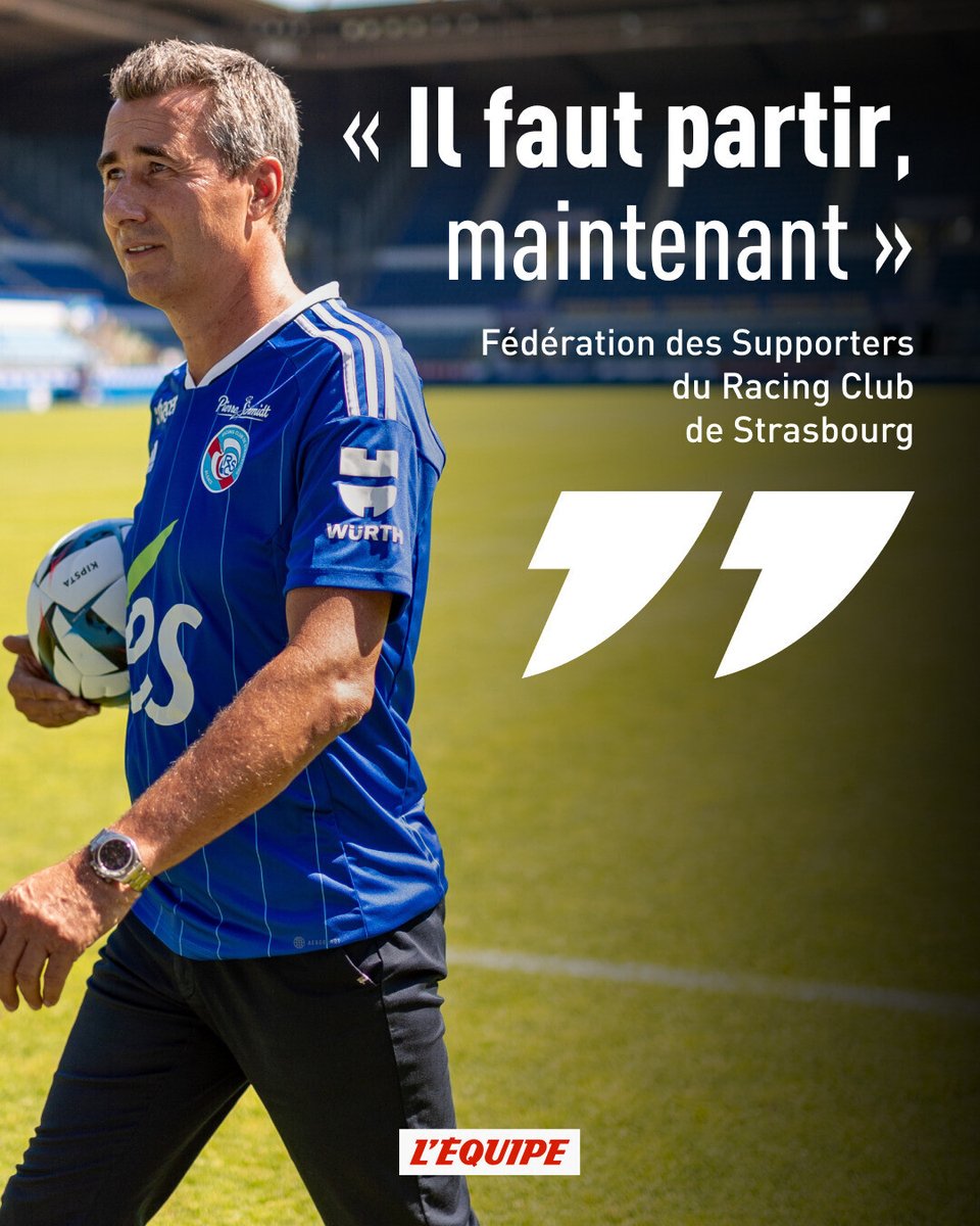 Président de Strasbourg depuis 2012 et incarnation du retour en Ligue 1, Marc Keller est désormais la cible majeure de supporters excédés par le départ en cours de saison de Liam Rosenior, nommé sur le banc de Chelsea. l.lequipe.fr/UCu