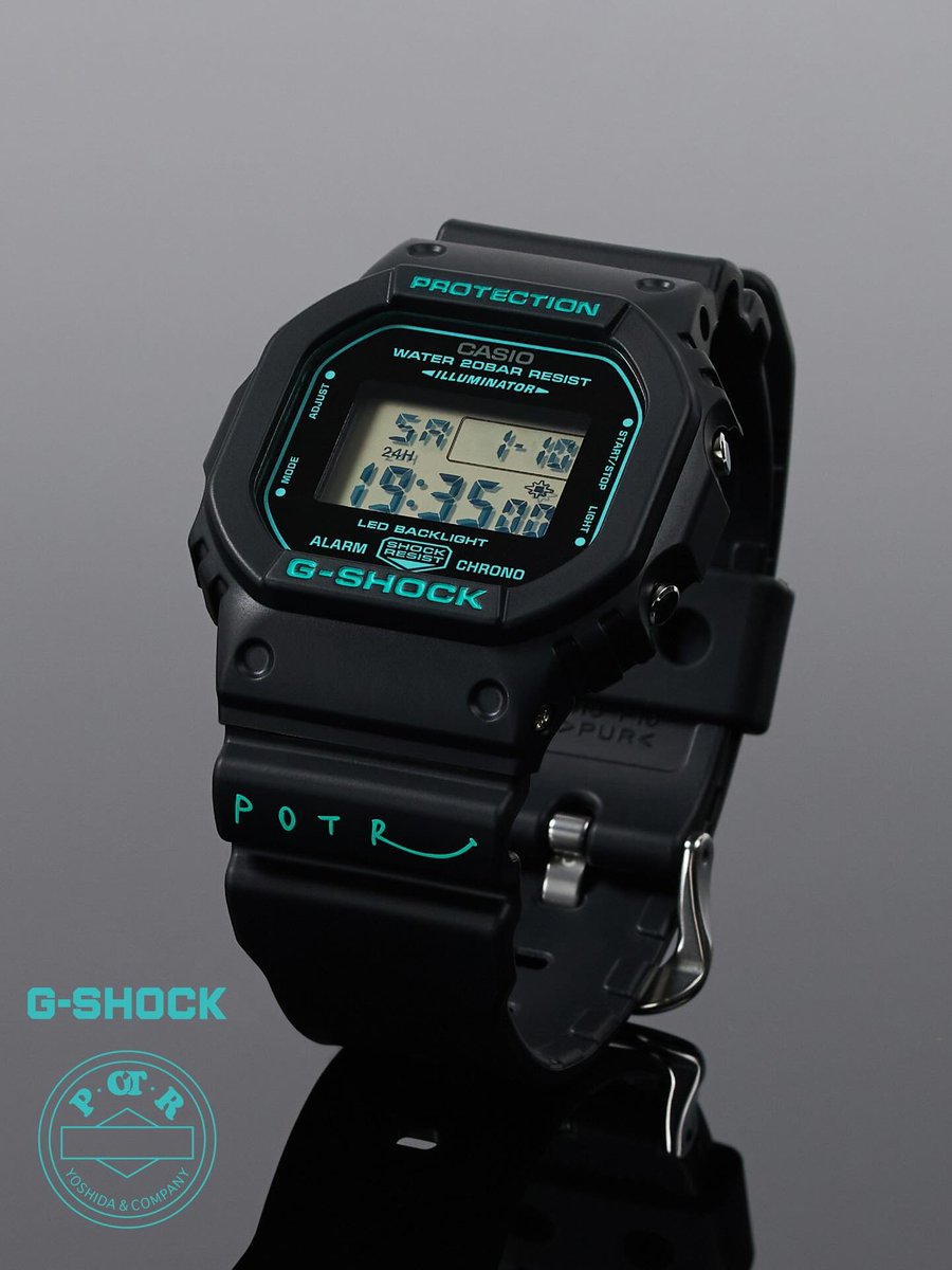 ターコイズブルーカラーのPORTER/POTR × G-SHOCK DW-5600が2026年 1/10