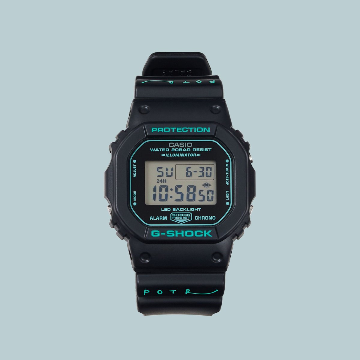 ターコイズブルーカラーのPORTER/POTR × G-SHOCK DW-5600が2026年 1/10