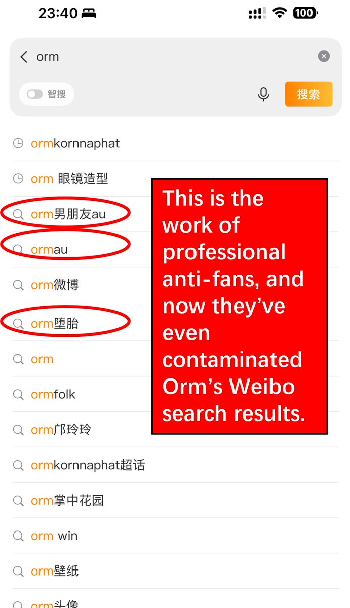 Please take immediate legal action. Orm still has ongoing business endorsements in China, but professional anti-fans are currently contaminating her Weibo search results.😡😡😡
<a href="/Ch3Thailand_33/">Ch3Thailand</a>
<a href="/We3gether/">We3gether</a>
<a href="/Ch3Plus/">3Plus</a>
<a href="/LingOrmCH3/">LingOrm CH3 Official</a> 

#Ormkornnaphat