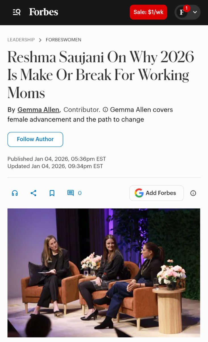 LFG wifey 

"In Saujani’s view, 2026 cannot be a year of debate or inertia but of consequences, reve