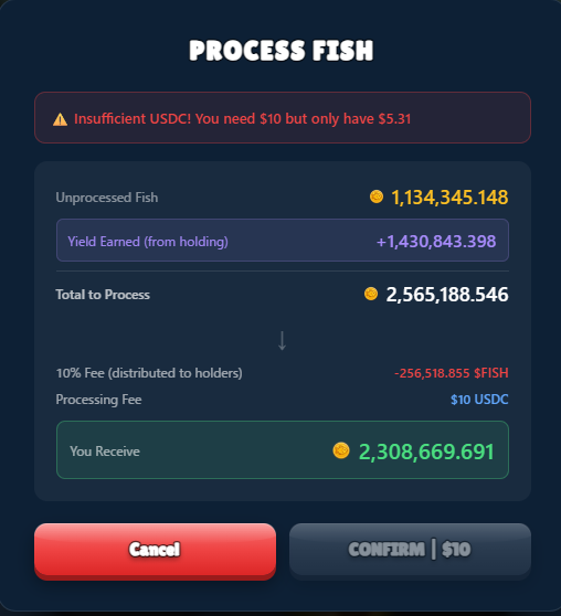 ＃FogoFishing
Many people sell their fish right away, which makes me rich.