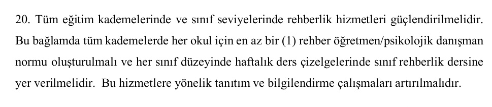 pskdanhasancan's tweet photo. Artış göstermekte olan zorbalık ve bağımlılıkla mücadelede önleyici ve koruyucu çalışmaların yaygınlaşması için 20. Millî Eğitim Şûrası kararları yürürlüğe konulmalı ve her okula en az 1 Psikolojik Danışman atanmalıdır.
@CelileErenOKTEN 
@bilalmacit 
@cftcblnt 
#pdrnormurevize https://t.co/lji7aP5Non
