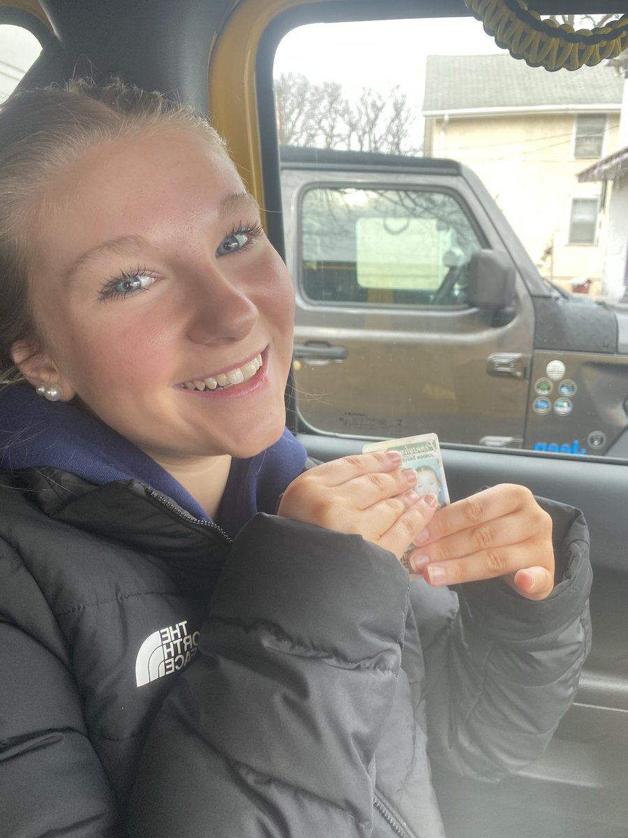 Congratulations to Chelsea Barnes for passing her road test at Neshaminy and getting her license. Fantastic job Chelsea! Drive safe this winter..