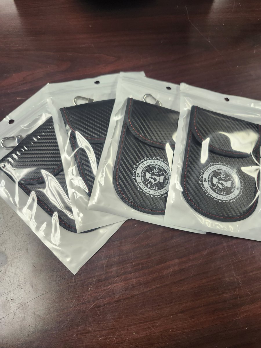 7th District is having a Faraday Bag giveaway.
 1. One Faraday bag per household.
 2. Must be a 7th District resident.
3. Vehicle has to be a push start and have key fob.