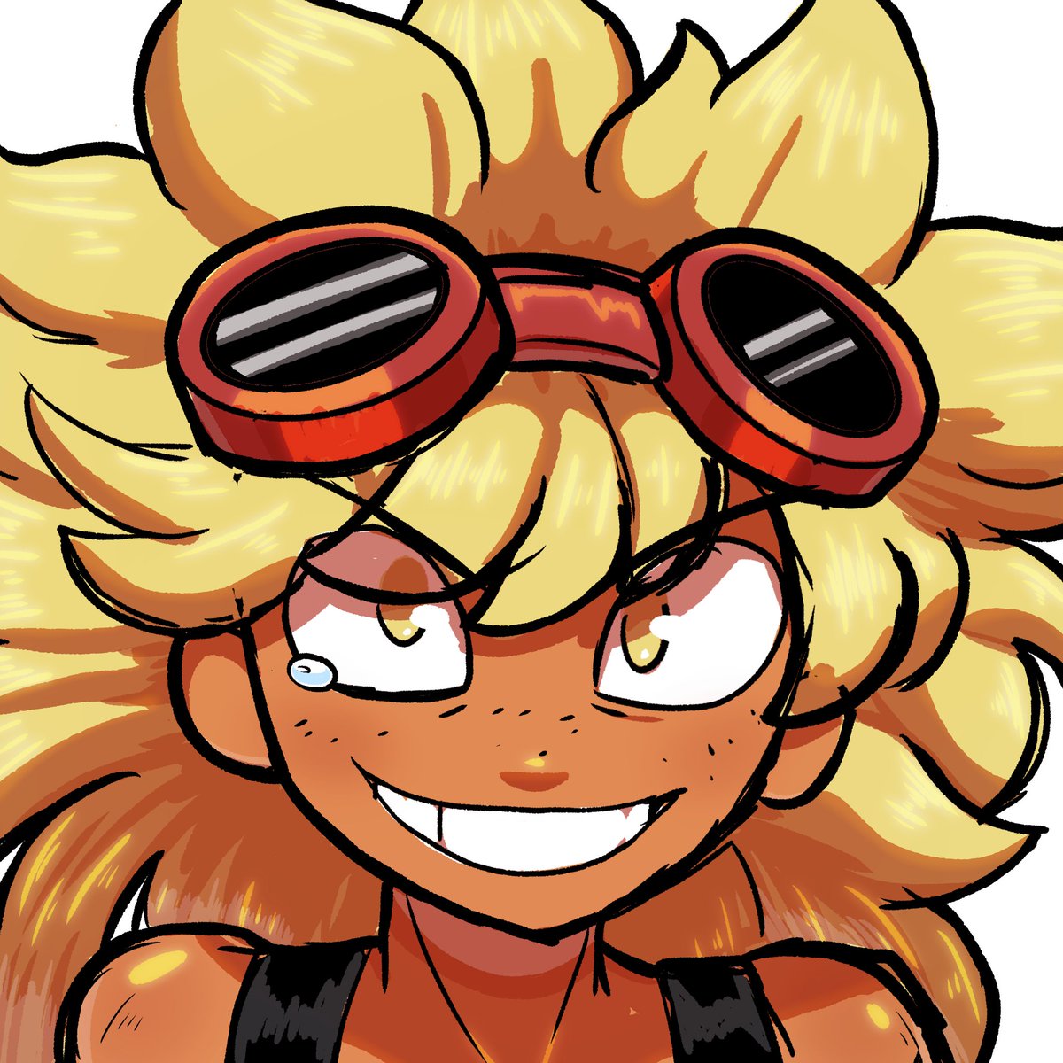 Solar Flare doodle because I'm having withdrawals with Tomboy Sunflowers