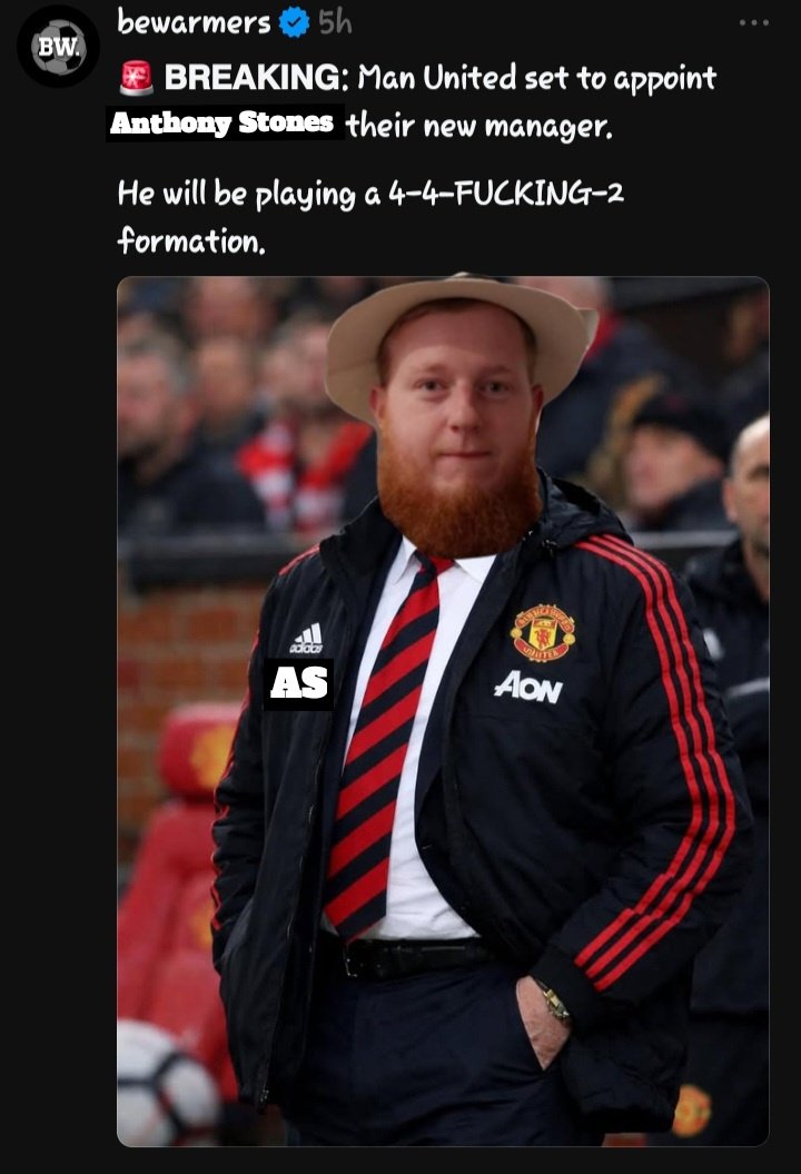 Just_Jack86's tweet photo. Hey @grok switch the team from Manchester united to Glasgow Rangers https://t.co/5oGdIJthgy