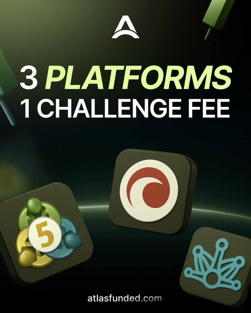 IvanaAF's tweet image. 3 Platforms. 1 Challenge Fee.  🔥

Atlas Funded powers traders with the best tools to succeed.  

Kick off the New Year right, Use code YEAR26 at checkout to claim your New Year offer! 

Get Funded 👉
atlasfunded.com/?afmc=IVAN