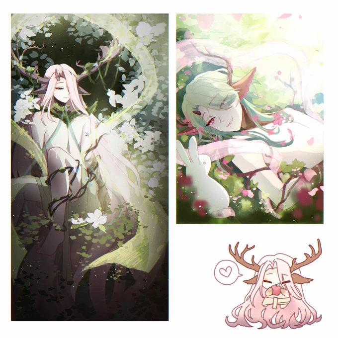 late posting of artfight attack for @SolArtwork!
🌷🌸🌻 