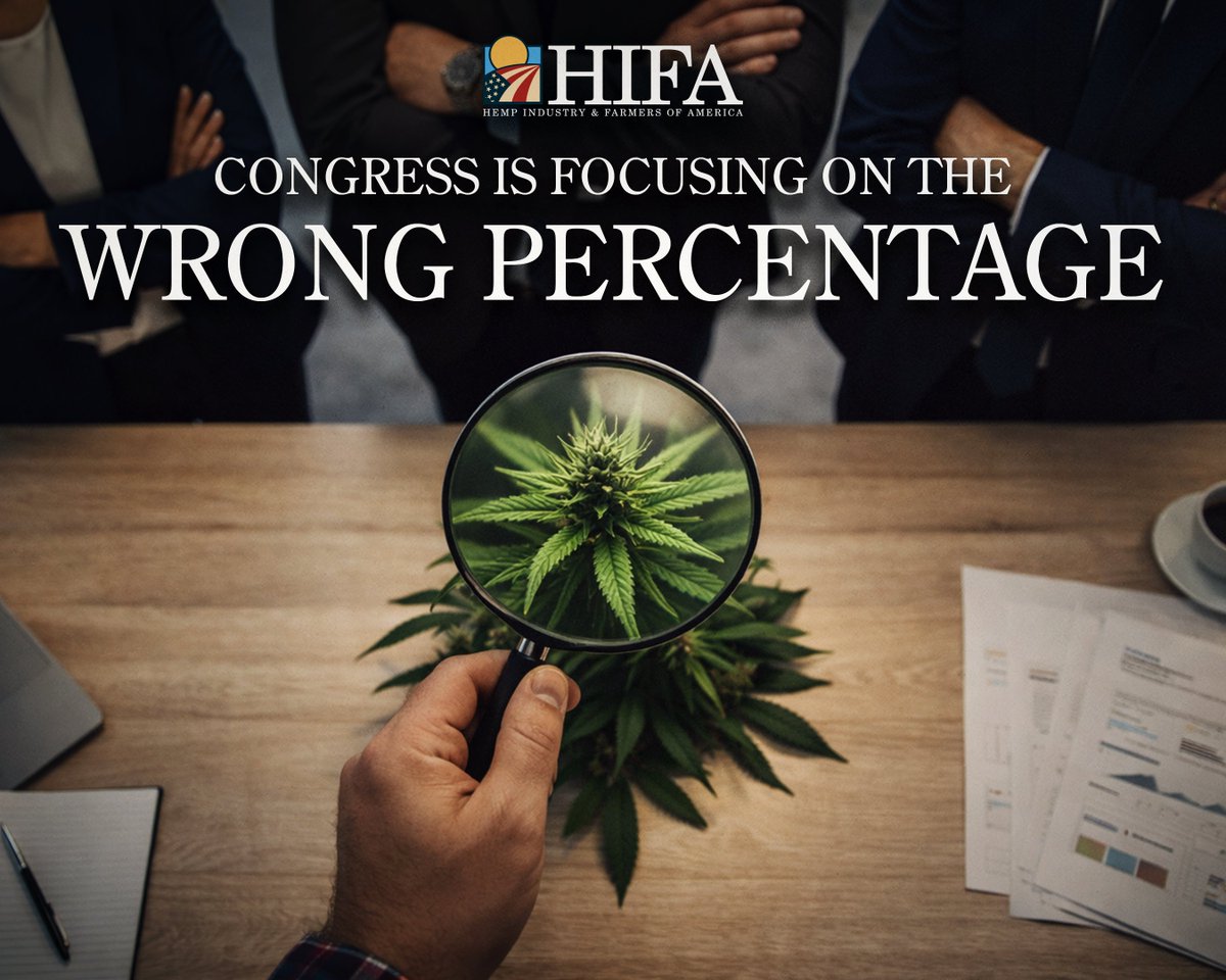 Congress is focused on the wrong percentage.
0.3% THC is far below intoxicating levels, yet weather and genetics push crops over the line – costing farmers up to 15% of their harvests.
Meanwhile, 86% of Americans support legal hemp.
Listen to the 86%, not fixating on the 0.3%.