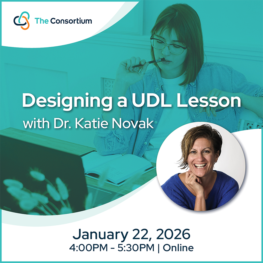 crconsortium's tweet photo. Strengthen your lesson planning with UDL. Learn practical "look-fors" and explore real UDL makeovers in this session with Dr. Katie Novak. 

🗓️ Jan 22, 2026
🖥️ Virtual
🔗 https://t.co/CHjN37uOm8 https://t.co/f19mso3ngG