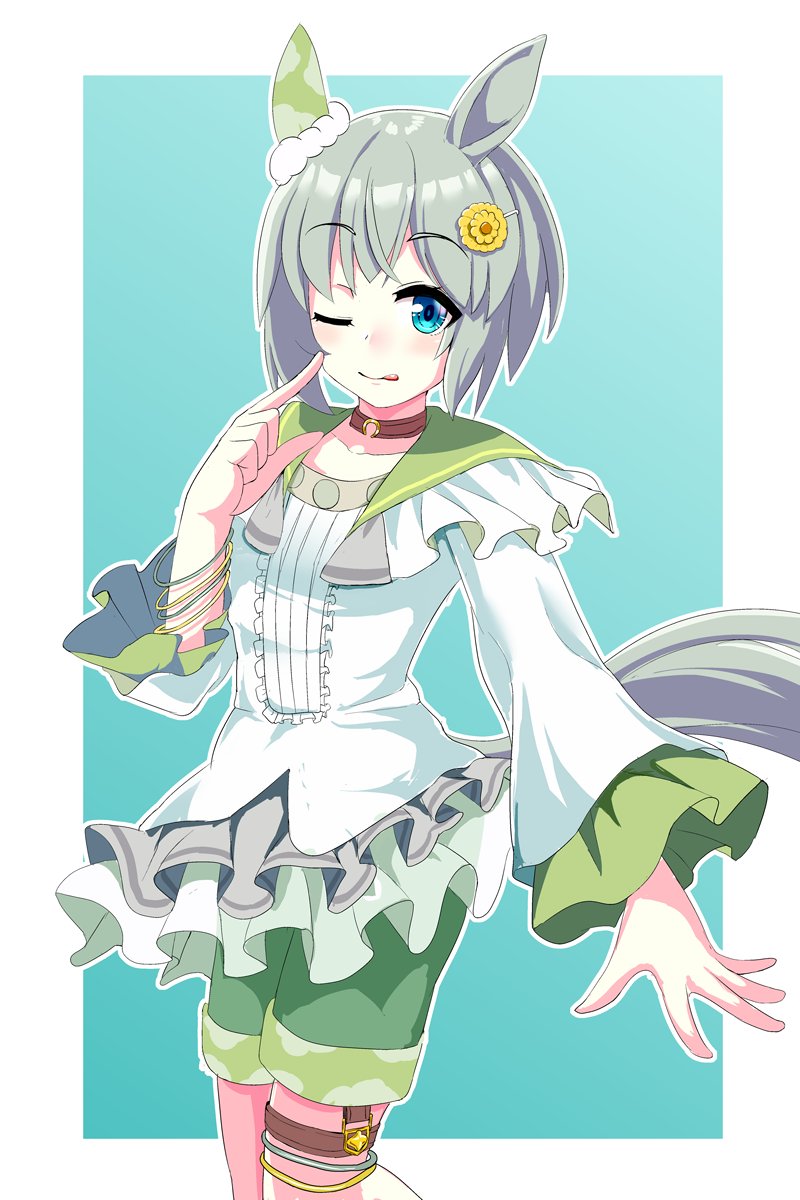 午年だしウマ娘のセイちゃん描きました 