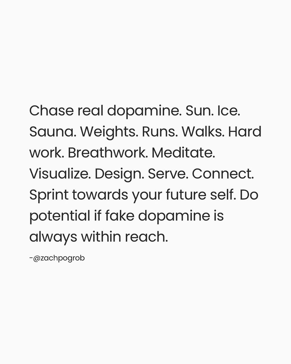 Chase real dopamine.... 🌿❤️