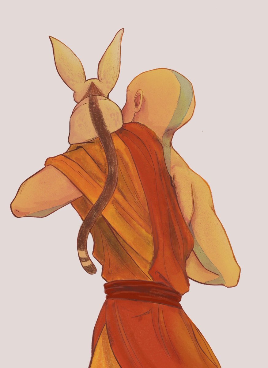 aang &amp; momo <3 

— artwork by <a href="/CWoofenstein/">Count Woofenstein</a>