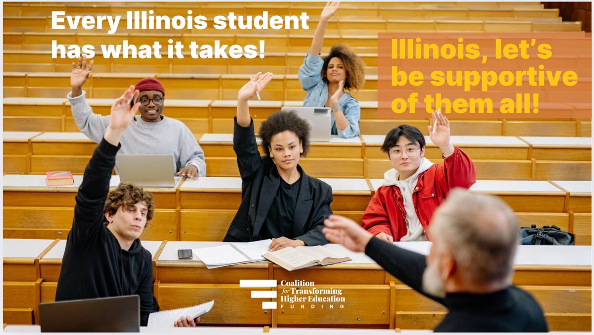 .<a href="/GovPritzker/">Governor JB Pritzker</a>, Illinois and its students deserve better! Invest in #higheredequity and make sure every student can access and afford college. Prioritize college opportunity in FY27! #TransformILHigherEd