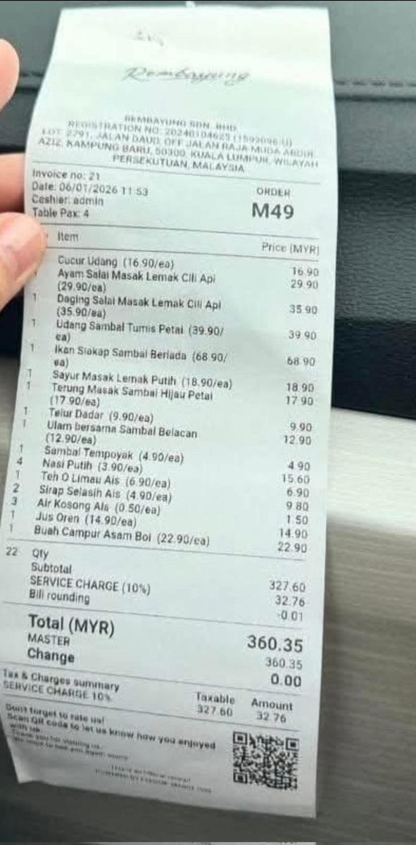 joeboyking93's tweet photo. Banyak betul komen pasal makanan dan harga dekat Rembayung harini.

Aku dulu ex staff Rimbayu, biasa restoran2 high class macam Rimbayu, Rembayung ni semua, masing2 akan ada masalah yang sama iaitu ada je benda yang tak kena dari segi harga la, makanan la, itu la dan macam2 lagi. https://t.co/UwOeMNBjYF