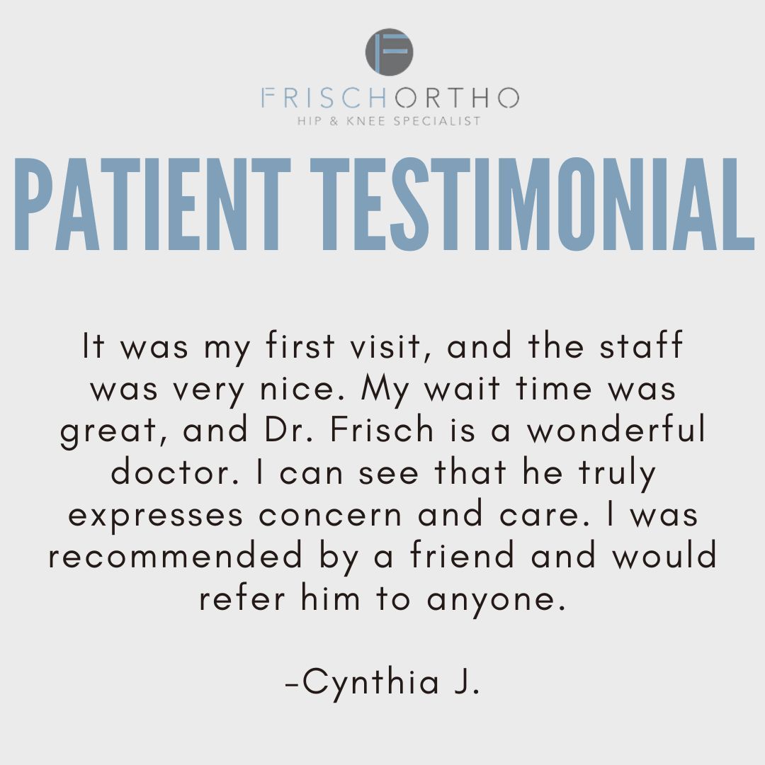 Thank you so much for sharing your experience, Cynthia! We’re glad to hear your first visit went smoothly &amp; that you felt cared for by our team. Your trust and recommendation mean so much to us. 🤍 #frischortho #patienttestimonial #testimonialtuesday #patientstory #comebackstory